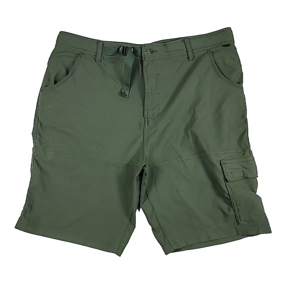 Gerry Cargo Shorts Men's 38x9 Green Lightweight Packable Adjustable Waist Hiking
